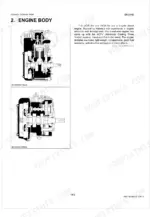 kubota-oc60-e4-oc95-e4-diesel-engine-workshop-manual-9y111-10190-exploded-view-40.webp Kubota OC60-E4, OC95-E4 engine body cross-section diagrams showing internal components and ACTV system overview.