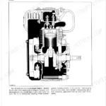Kubota OC60, OC80, OC95 engine body cross-section diagram showing internal piston, crankshaft, and valve assembly.