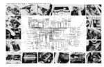 Kubota R310(B), R410(B) electrical system wiring diagram showing component locations and wire connections.