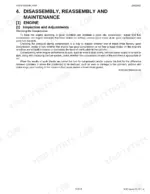 Kubota R320S, R320S(B) engine manual page covering inspection and adjustment procedures for checking compression.