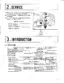 Kubota RC40-G, RC44-G, RC48-G serial number location diagram and mower specifications table including dimensions and blade data.