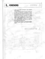 kubota-rc54-71b-rc60-71b-rotary-mower-operator-manual-page-6.webp Kubota RC54-71B, RC60-71B foreword page with mower specifications table and component diagram.