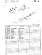 kubota-rc54-71b-rc60-71b-rotary-mower-parts-catalog-97898-30491-parts-list-8.webp Kubota RC54-71B, RC60-71B exploded view and parts list for the universal joint assembly and PTO shaft components.
