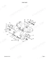 kubota-rc54-g20-mower-parts-catalog-chassis-parts-18.webp Kubota RC54-G20 exploded view diagram of the front wheel and mower deck roller assembly components.
