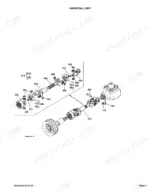 kubota-rc54-g20-mower-parts-catalog-drivetrain-parts-4.webp Kubota RC54-G20 exploded view diagram of the universal joint assembly, including yokes, cross kits, and fasteners.