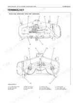kubota-rck48-15bx-to-rck60b-22bx-rotary-mower-workshop-manual-97897-17061-exploded-view-9.webp Kubota RCK48-15BX, RCK48-22BX, RCK54-15BX, RCK54-22BX, RCK60B-22BX mower deck terminology diagram showing blades, gear box, and rollers.