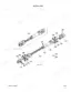 Kubota RCK54-24B exploded view diagram of the universal joint and drive shaft assembly components.