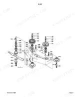 kubota-rck60-27b-mower-parts-catalog-boom-parts-9.webp Kubota RCK60-27B exploded view diagram of mower deck blade, spindle assembly, bearings, and pulley components.