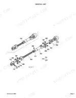 kubota-rck60-27b-mower-parts-catalog-drivetrain-parts-3.webp Kubota RCK60-27B exploded view diagram of the universal joint assembly with numbered component parts list.
