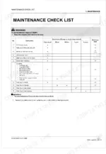 kubota-rck60-30bb-rc72-30bb-mower-workshop-manual-9y111-23370-maintenance-50.webp Kubota RCK60-30BB, RC72-30BB maintenance check list table showing service intervals for mower deck components.