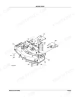 kubota-rck60b-22bx-mower-deck-parts-catalog-chassis-parts-13.webp Kubota RCK60B-22BX mower deck exploded view showing deck shell, discharge covers, and linkage components.