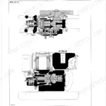 Kubota RK Series RK50, RK60, RK70 engine cross-section diagram showing internal piston and cylinder components.