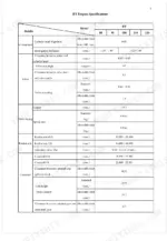 kubota-rt-rt-di-diesel-engine-workshop-manual-specs-7.webp Kubota RT, RT DI engine specifications table for cylinder head, valve, rocker arm, and camshaft clearance limits.