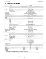 kubota-rtv-x1140-utility-vehicle-service-manual-9y111-09960-specs-13.webp Kubota RTV-X1140 technical specifications table including engine, dimensions, cargo bed, and weight data.