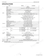 kubota-rtv1100-utility-vehicle-workshop-manual-9y121-00111-specs-12.webp Kubota RTV1100 engine, capacity, and travelling system technical specifications table from workshop manual.