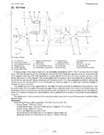 kubota-rtv1140cpx-utility-vehicle-workshop-manual-9y111-02930-hydraulic-143.webp Kubota RTV1140CPX hydrostatic transmission oil flow diagram, component legend, and valve pressure setting specifications.