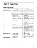 kubota-rtv400ci-utility-vehicle-operator-manual-k7211-7121-1-troubleshooting-85.webp Kubota RTV400Ci engine troubleshooting table for starting issues, insufficient power, and engine stops.