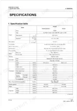 kubota-rtv520-utility-vehicle-workshop-manual-specs-41.webp Kubota RTV520 general specification table listing engine, transmission, suspension, and dimension data for utility vehicle.