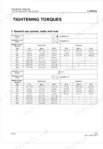 kubota-rtv520-utility-vehicle-workshop-manual-torque-35.webp Kubota RTV520 service manual tightening torque table for general use screws, bolts, and nuts by grade and material.