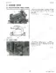 Kubota RTV900 engine manual showing half-floating head cover, rubber packing, and gear case cooling fins diagrams.