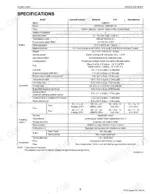 Kubota RTV900 technical specifications table covering engine, capacities, travelling system, and suspension details.
