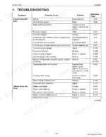 Kubota RTV900 engine troubleshooting table for engine does not start and starter does not run symptoms and causes.