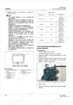 kubota-sm-e4-series-diesel-engine-workshop-manual-calibration-168.webp Kubota SM-E4 Series engine injection timing adjustment table, shim thickness guide, and fuel pump tightness test procedure.