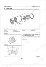 Kubota SQ-1120-STD to SQ-3300-AUS generator exploded view showing stator, rotor, exciter coil, and winding structure.