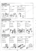 kubota-stv32-36-40-tractor-parts-catalog-97898-23010-electrical-parts-22.webp Kubota STV32/36/40 parts catalog showing fuel, cooling, and electrical system exploded view diagrams.