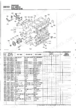 kubota-stv32-36-40-tractor-parts-catalog-97898-23010-parts-list-50.webp Kubota STV32/36/40 exploded view and parts list for the engine crankcase assembly and oil pump components.