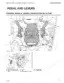 Kubota SVL65-2 diagram of operator cabin controls, levers, seat, electrical outlet, and accelerator pedal.