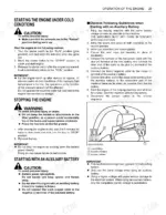 kubota-svl75-2-compact-track-loader-operator-manual-procedures-55.webp Kubota SVL75-2 engine starting, stopping, and auxiliary battery jump-start procedures with connection diagram.