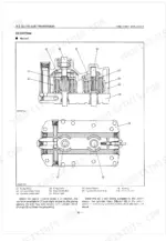 kubota-t1400-t1400h-lawn-tractor-workshop-manual-hydraulic-18.webp Kubota T1400, T1400H transmission neutral oil flow diagram showing pump and motor piston components.