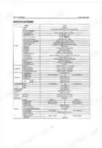 kubota-t1760-riding-mower-workshop-manual-97897-11740-specs-4.webp Kubota T1760 engine, capacity, dimension, and mower deck specifications table from workshop manual.