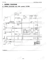 Kubota TG1860, TG1860G electrical system wiring diagram with KRA system, showing switches, fuses, and relays.