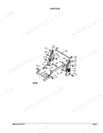 kubota-tl420-b20-backhoe-loader-parts-catalog-page-4.webp Kubota TL420(B20) exploded view diagram of the side frame assembly with numbered hardware and structural components.