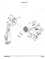 Kubota TL421 control valve exploded view showing valve assembly, mounting bracket, and hydraulic fittings.