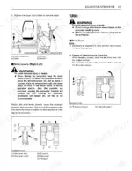 Kubota U35-4 operator manual page showing dozer control, drive lever operation, pivot turns, and travel direction diagrams.
