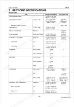 kubota-v1505-t-e4b-diesel-engine-shop-manual-9y111-07864-test-values-66.webp Kubota V1505-T-E4B engine body servicing specifications table for valve clearance, compression, and rocker arm components.