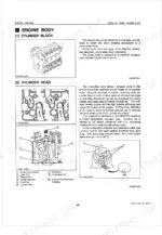 kubota-v2003-t-b-f2503-t-b-v2203-di-b-diesel-engine-workshop-manual-9y011-01082-exploded-view-17.webp Kubota V2003-T-B, F2503-T-B, V2203-DI-B cylinder block and E-TVCS combustion chamber system diagrams and descriptions.