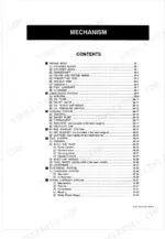 kubota-v2003-t-b-f2503-t-b-v2203-di-b-diesel-engine-workshop-manual-9y011-01082-wiring-15.webp Kubota V2003-T-B, F2503-T-B, V2203-DI-B Mechanism section table of contents listing engine, cooling, and fuel systems.