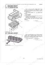 kubota-v2607-cr-e4b-to-v3307-cr-tie4b-diesel-engine-shop-manual-9y111-06749-exploded-view-90.webp Kubota V2607-CR-E4B, V2607-CR-TE4B, V2607-CR-TIE4B, V3307-CR-TE4B, V3307-CR-TIE4B cylinder block and cooling jacket diagrams.