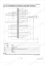 kubota-v2607-cr-e4b-to-v3307-cr-tie4b-diesel-engine-shop-manual-9y111-06749-wiring-25.webp Kubota V2607-CR-E4B, V2607-CR-TE4B, V2607-CR-TIE4B, V3307-CR-TE4B, V3307-CR-TIE4B ECU intermediate harness wiring diagram and table.