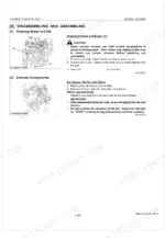 kubota-v3300di-b-v3300di-tb-diesel-engine-shop-manual-97897-02264-procedures-72.webp Kubota V3300DI-B, V3300DI-TB engine manual: procedures for draining coolant, oil, and removing external components.