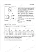 kubota-v3300di-b-v3300di-tb-diesel-engine-shop-manual-97897-02264-torque-29.webp Kubota V3300DI-B, V3300DI-TB general service precautions, snap ring installation diagrams, and standard bolt tightening torque tables.