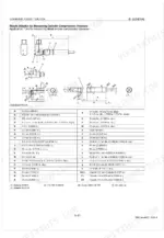 Kubota V3300DI-E2B, V3300DI-T-E2B nozzle adaptor for measuring cylinder compression pressure diagram and specs.