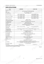 Kubota V3300DI-E2B, V3300DI-T-E2B engine specifications table including bore, stroke, displacement, and power ratings.