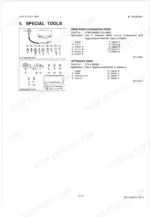 kubota-v3307-di-t-e2b-diesel-engine-workshop-manual-9y111-03162-parts-list-41.webp Kubota V3307-DI-T-E2B special tools list for diesel engine compression and oil pressure testers with component diagrams.