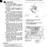 Kubota V3600-E3, V3600-T-E3, V3800-DI-T-E3, V3300-E3BG, V3600-T-E3BG, V3800-DI-T-E3BG engine starting procedure and safety.
