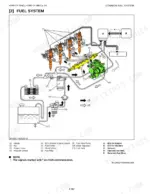 kubota-v3800-cr-te4-to-v3800-cr-tie4c-common-rail-system-diagnostic-manual-9y120-01740-exploded-view-10.webp Kubota V3800-CR-TE4, V3800-CR-TIE4, V3800-CR-TE4C, V3800-CR-TIE4C fuel system diagram showing injectors, rail, pump, and flow paths.